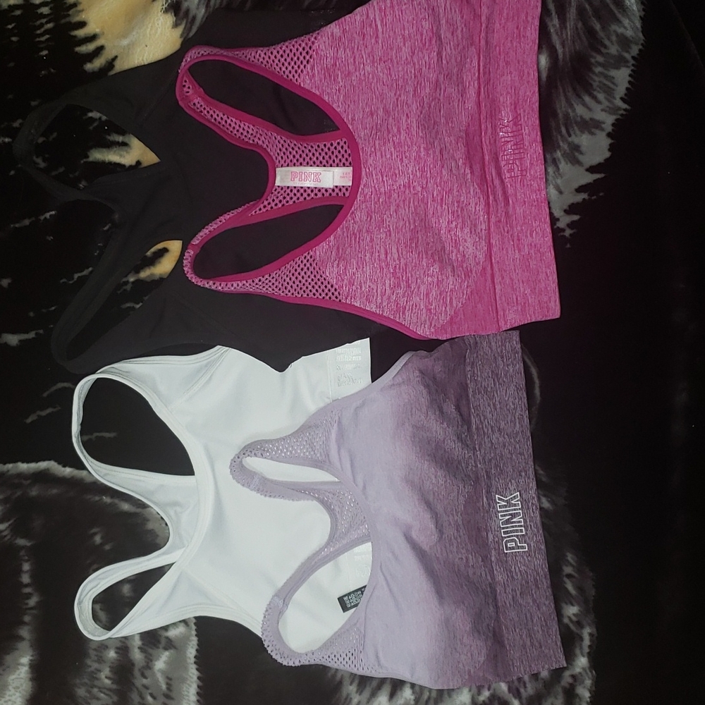 Vs pink seamless sports bra